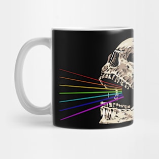 rainbow skull Mug